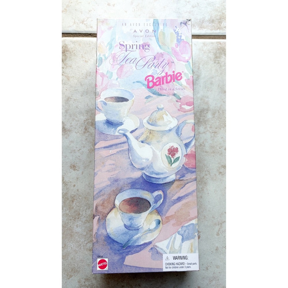 Mattel Spring Tea Party Barbie Doll Avon Special Edition 1997 Vintage - Picture 2 of 5